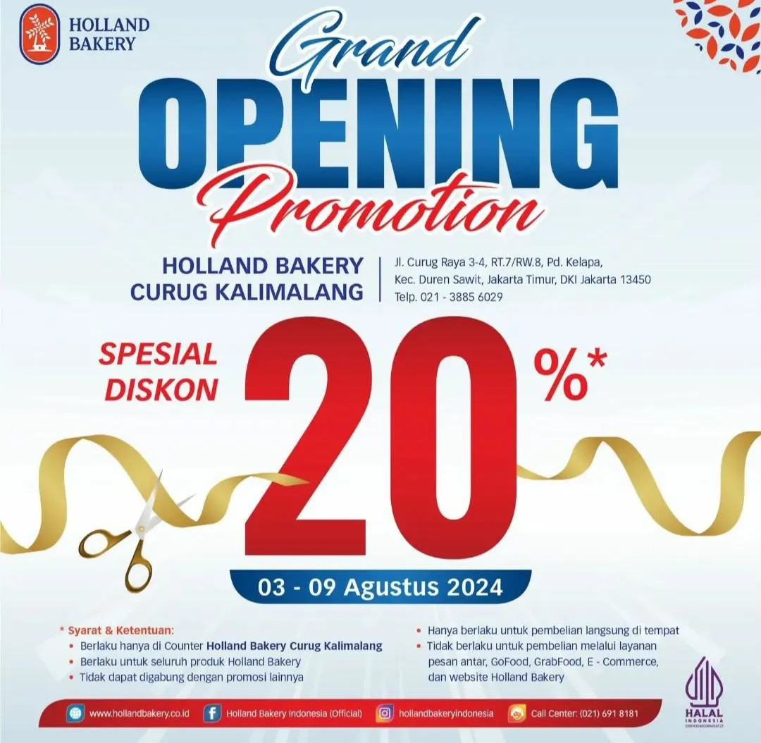 Holland Bakery Curug Kalimalang