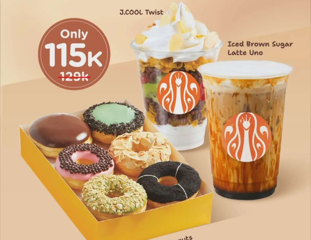 Hari Terakhir Promo JCO Combo Bliss Cuma Rp 115K untuk Donuts, J.COOL & Kopi Favorit