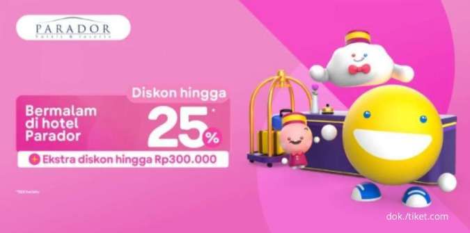 Promo Hotel Parador Group, Diskon 25% dari Tiket.com hingga 24 Februari 2022