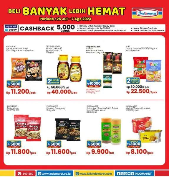 Promo Indomaret Super Hemat Periode 25 Juli-7 Agustus 2024