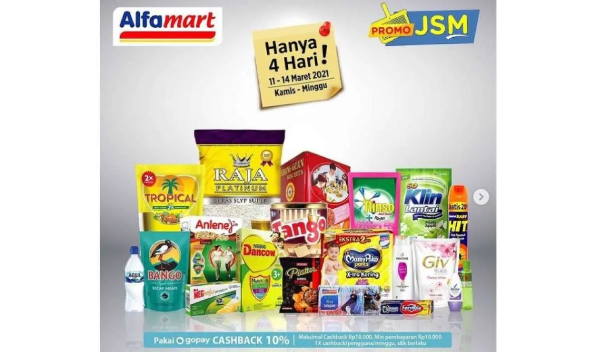  Promo JSM Alfamart 11-14 Maret 2021, hari ini kesempatan terakhir! 