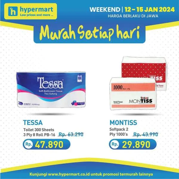 Promo JSM Hypermart Hyper Diskon Weekend Periode 12-15 Januari 2024