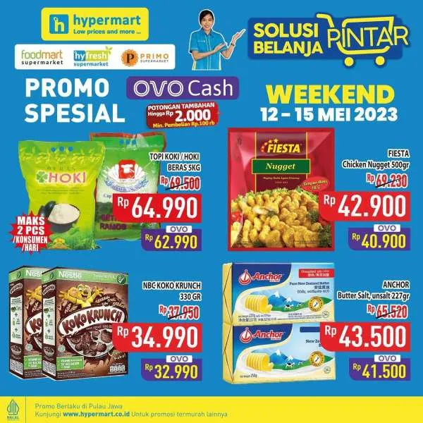 Promo Hypermart Hyper Diskon Weekend Periode 12-15 Mei 2023