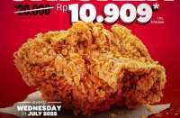 Waktunya Jajan Hemat! Promo KFC Attack Chicken Tiap Rabu, 1 Ayam Cuma Rp 10.000-an