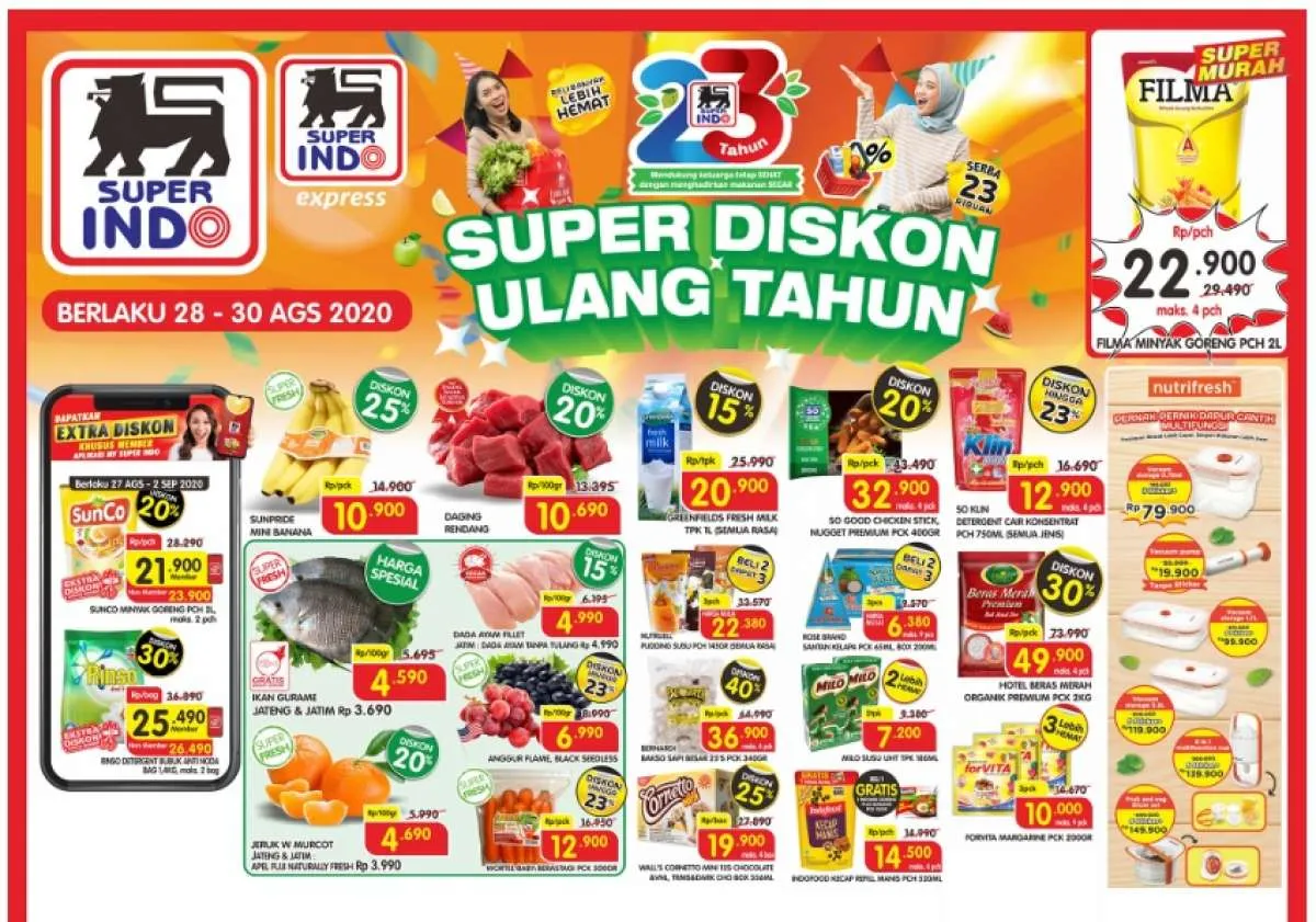 Promo JSM Superindo 28-30 Agustus 2020, diskonan hari ini!