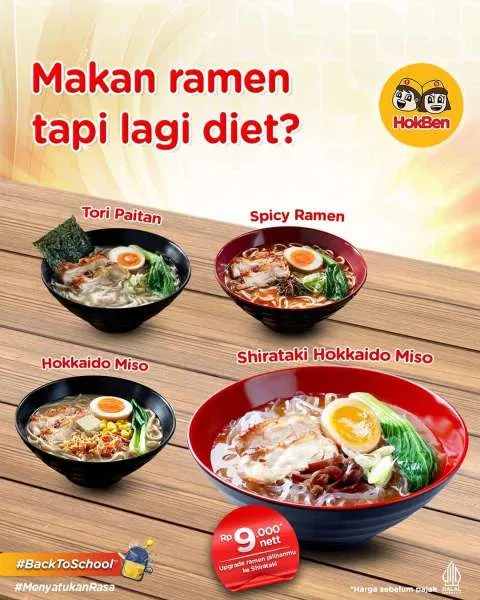 Promo HokBen Shirataki Ramen