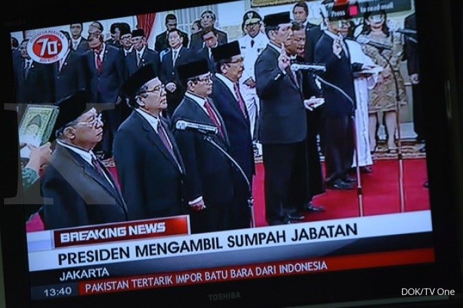 Jokowi langsung kumpulkan menteri ekonomi baru