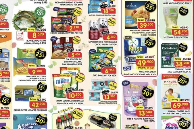 Promo Superindo Weekday 19-22 Januari 2026, Kiwi Green-Anggur Red Globe Diskon 40%