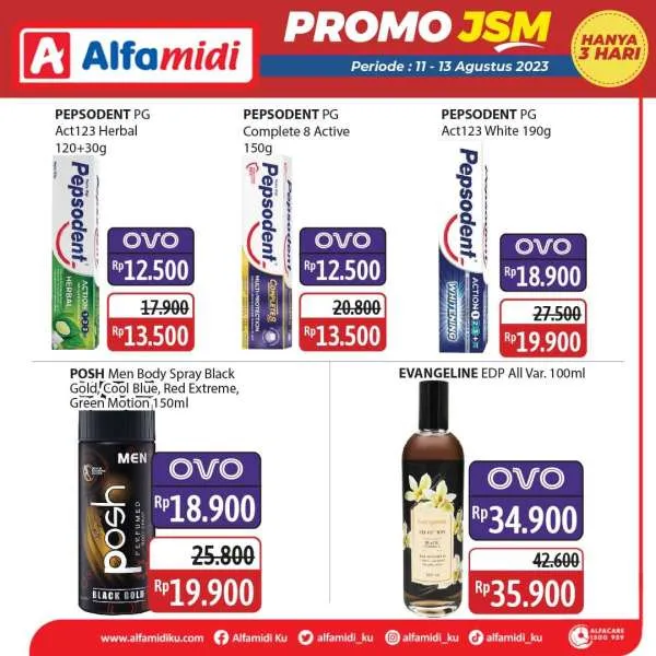 Promo JSM Alfamidi Hanya 3 Hari Periode 11-13 Agustus 2023