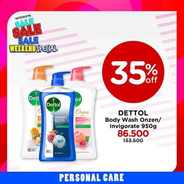Promo Watsons Weekend Special Periode 10-14 Februari 2022