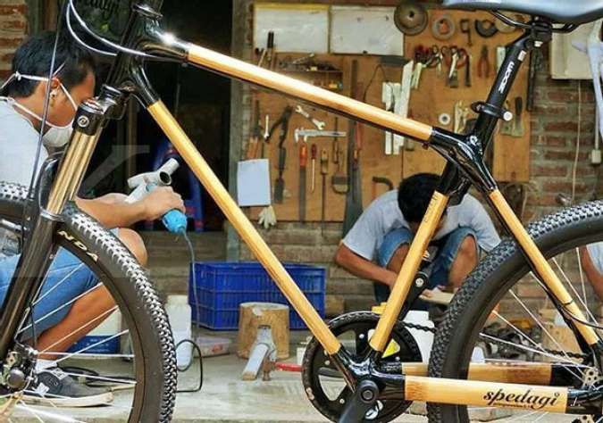 Pemasaran digital membantu laju bisnis Spedagi di usaha sepeda bambu