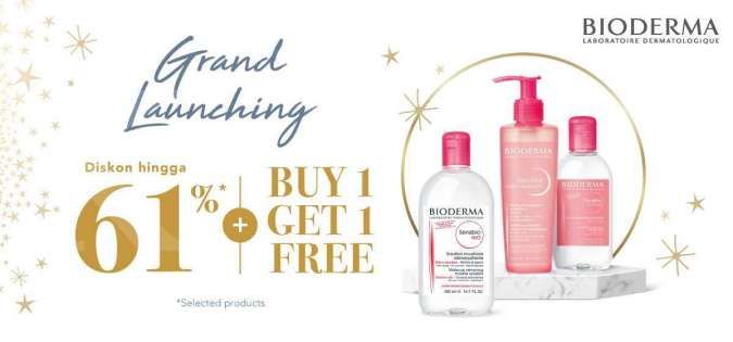 Cek Promo Skincare Bioderma, Dapatkan Diskon 61% + Buy 1 Get 1 Free!