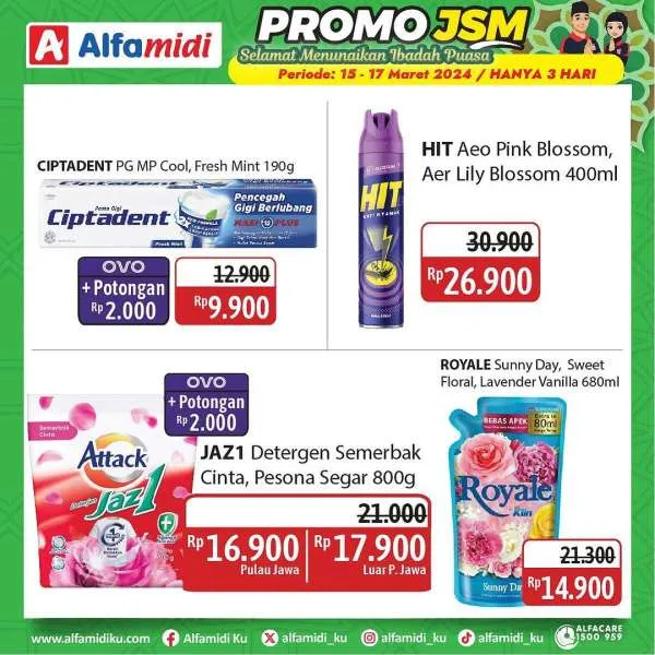 Promo JSM Alfamidi Periode 15-17 Maret 2024