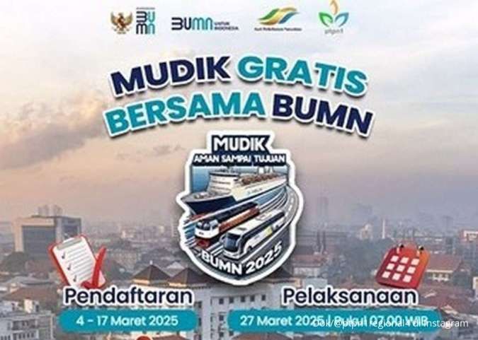 Pendaftaran Mudik Gratis PTPN 2025 Dibuka, Ini Link Daftar dan 7 Rute Perjalanan