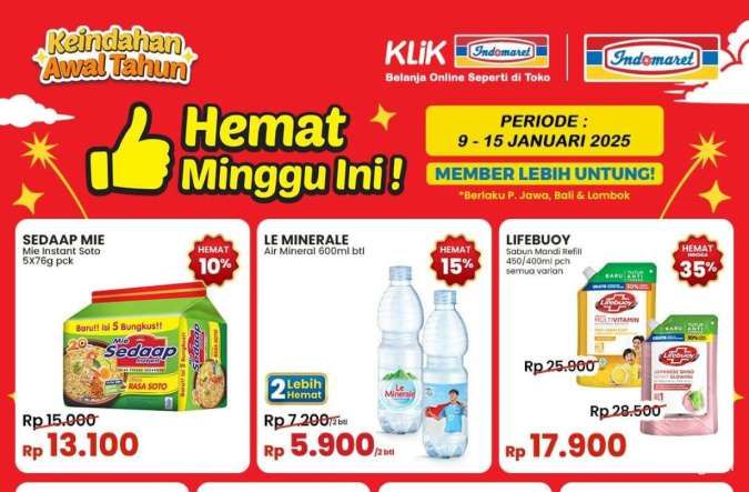 Promo Indomaret Weekend Januari 2025, Lifebuoy dan Le Minerale Harga Lebih Hemat