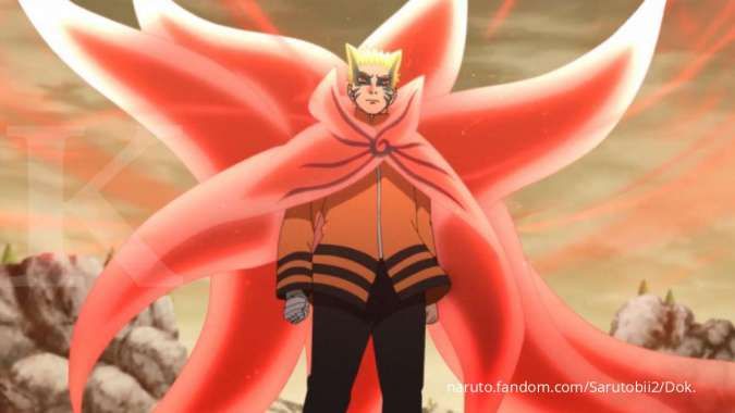 Naruto dalam wujud mode Baryon