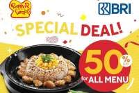 Promo Pepper Lunch & BRI, Diskon 50% Berakhir Hari Ini 25 Januari 2026!
