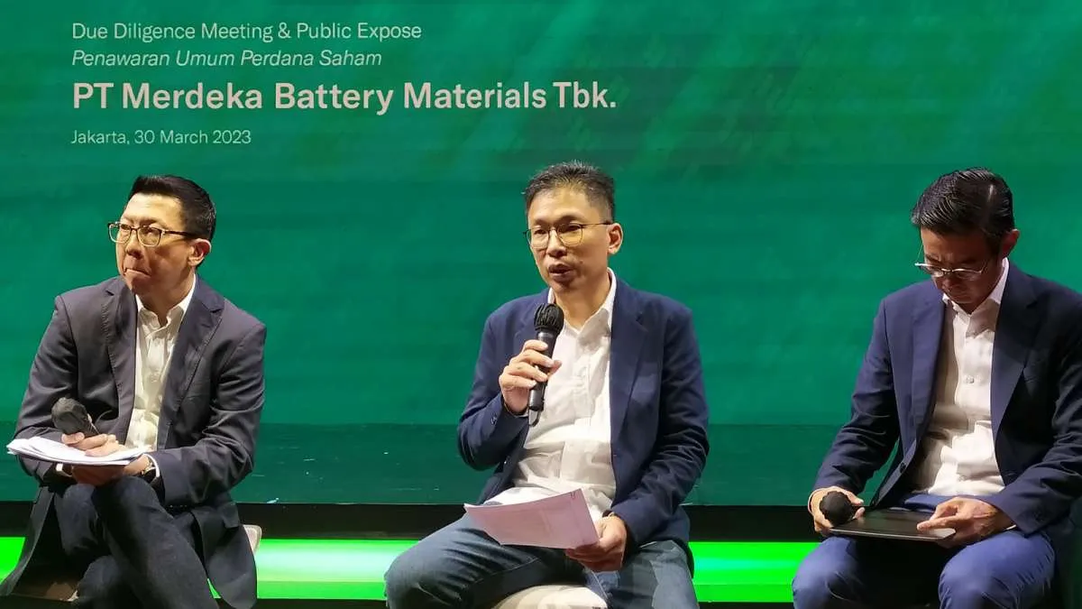 Usai IPO, Merdeka Battery (MBMA) akan Meningkatkan Kapasitas Produksi Nikel