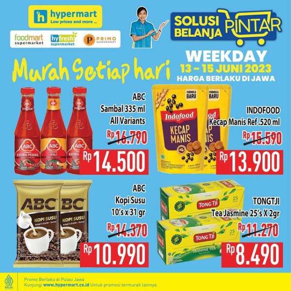 Promo Hypermart Hyper Diskon Weekday Periode 13-15 Juni 2023