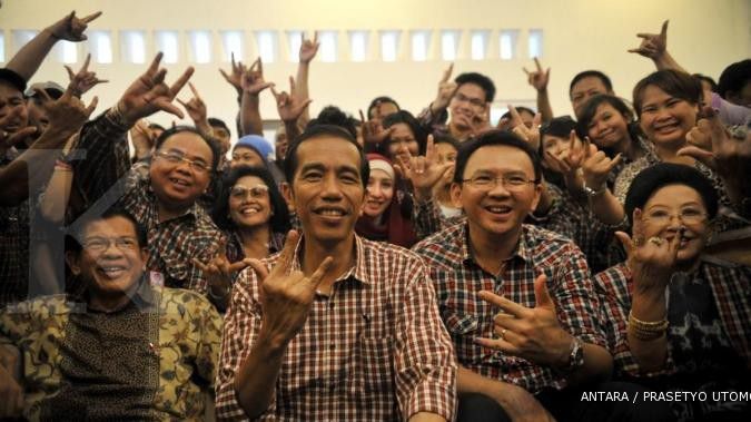 Hitung cepat LSI: Jokowi-Basuki unggul 53,68%