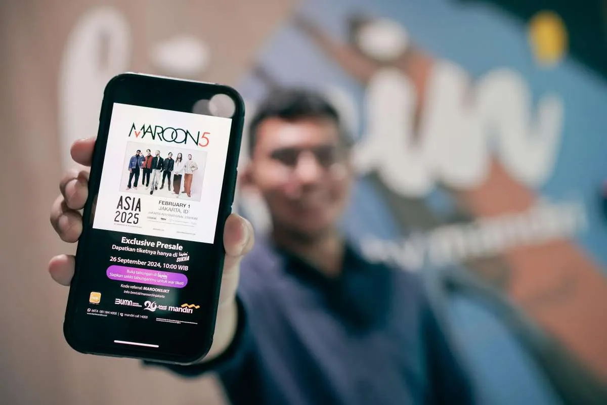 Yuk Beli Tiket Pre-Sale Maroon 5 di Livin' Sukha Bank Mandiri