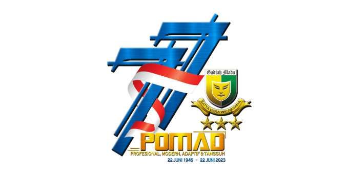 Logo HUT ke-77 Corps Polisi Militer TNI Angkatan Darat, Download Gratis di Sini