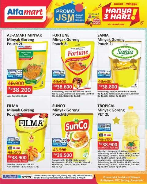 Promo JSM Alfamart Periode 16-18 Mei 2025
