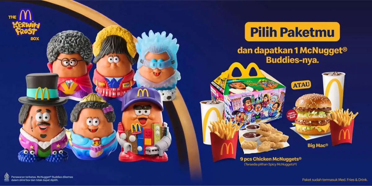 Promo 12.12 McD edisi Desember 2023: Kerwin Frost Box-Hemat 2 French Fries
