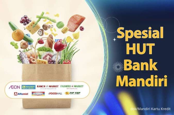 4 Promo HUT Mandiri 1-14 Oktober 2024 Belanja di Hypermart, Indomaret, Alfamidi