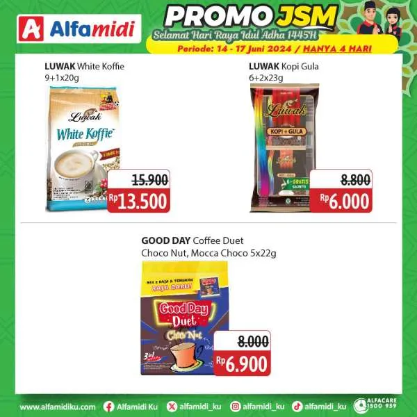 Promo JSM Alfamidi Hanya 4 Hari Spesial Idul Adha Periode 14-17 Juni 2024