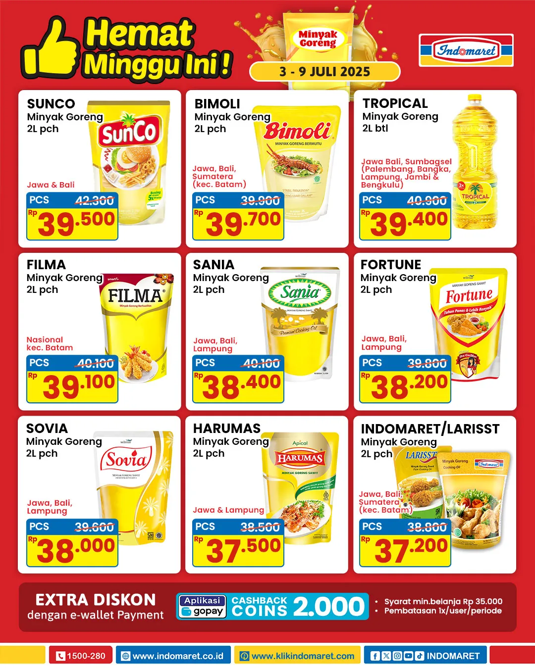 Promo Indomaret Minyak Goreng Hemat Periode 3-9 Juli 2025