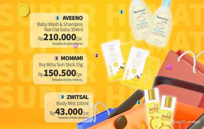 Promo Guardian 29 Mei-11 Juni 2025, Tambah Rp 1.000 Dapat 2 Sunscreen Anak
