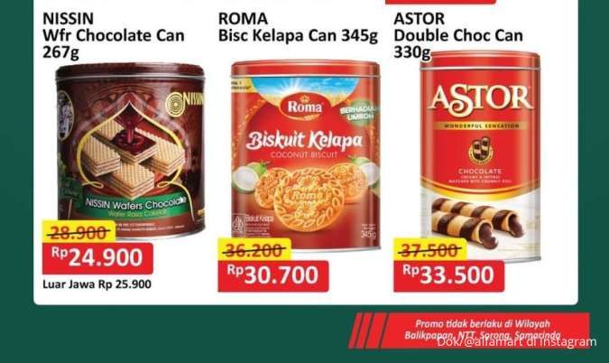 Promo JSM Alfamart Minggu 9 Februari 2025, Astor dan Nissin Wafer Lebih Hemat