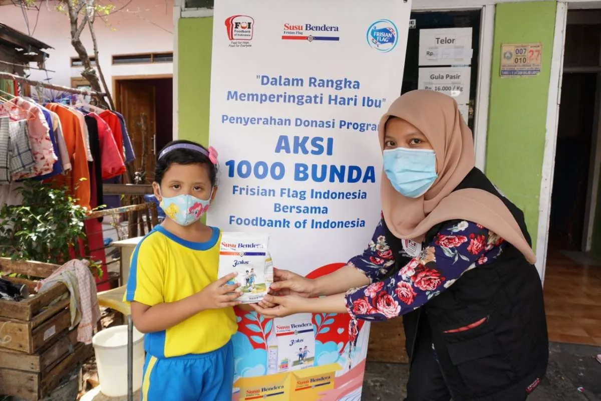 Gaet Foodbank of Indonesia, Frisian Flag beri akses produk bergizi ke 50.000 balita
