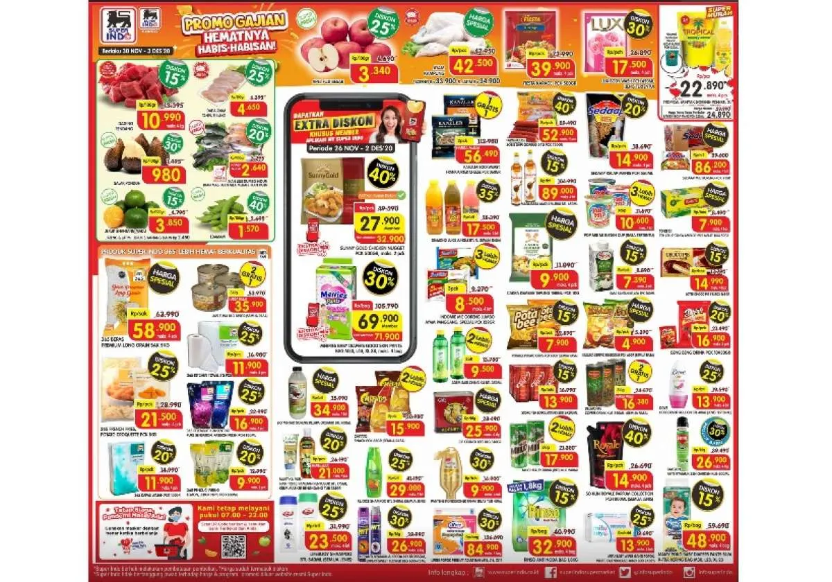 Promo Superindo weekday hari ini 30 November 2020, ada diskonan baru!