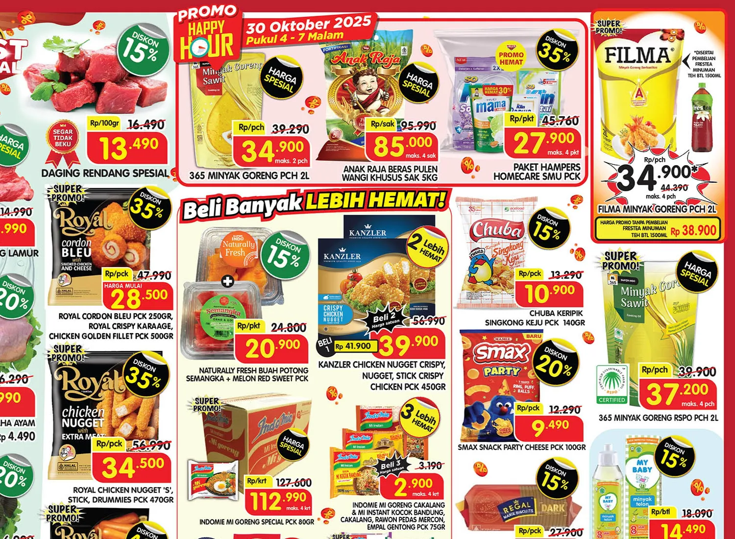 Promo Superindo Weekday Periode 27-30 Oktober 2025