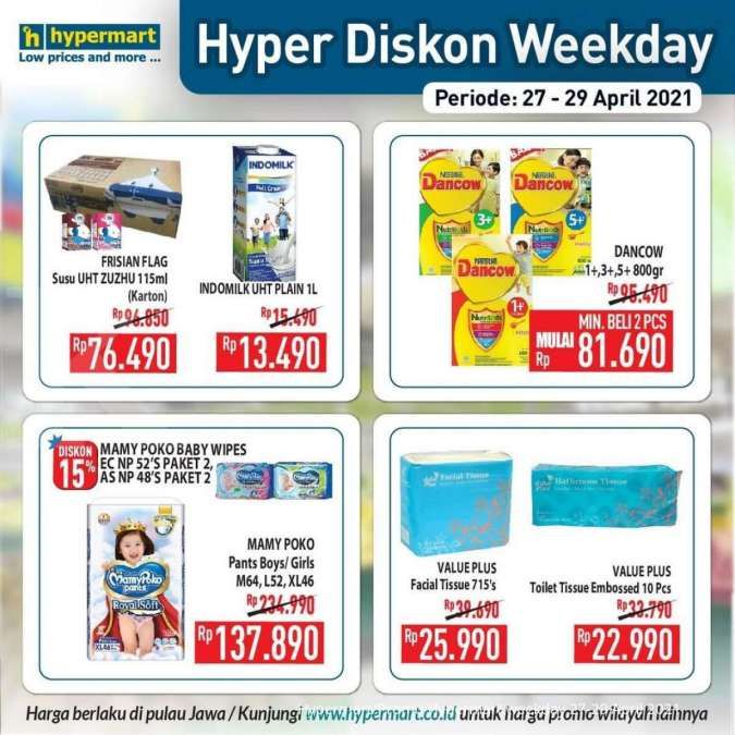Promo Hypermart weekday 27-29 April 2021 