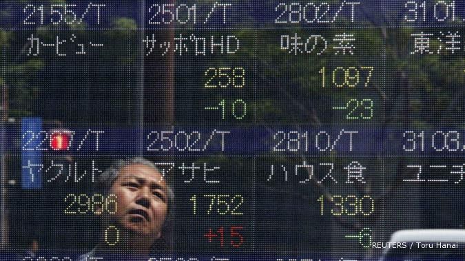 Indeks Nikkei melesat ke level tertinggi sebulan