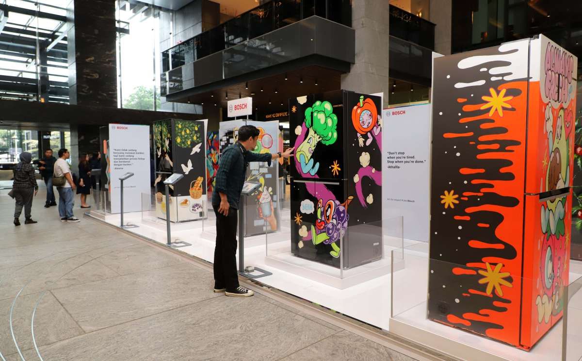 Bosch Home Appliances Lelang Kulkas Bergambar untuk Pemulihan Kanker Anak