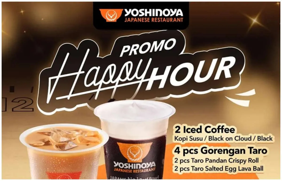 Refresh Otak, Recharge Mood! Promo Yoshinoya Happy Hour buat Berdua Harga Spesial