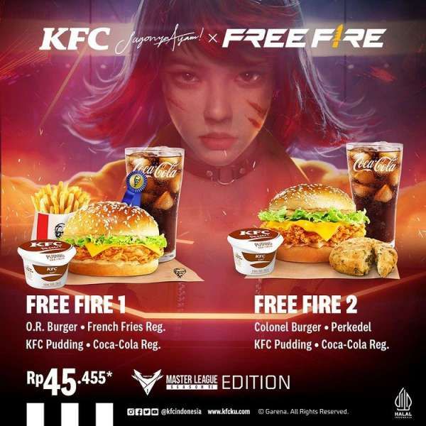 Promo KFC Combo Free Fire Harga Spesial