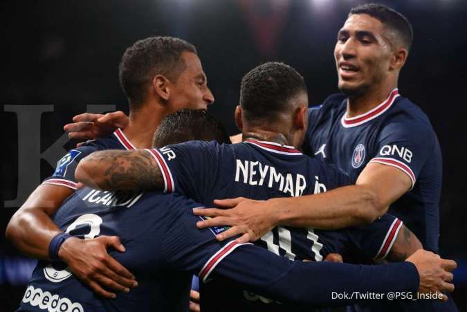 Hasil Ligue 1 PSG vs Lyon: Les Parisiens bungkam Les Gones 2-1