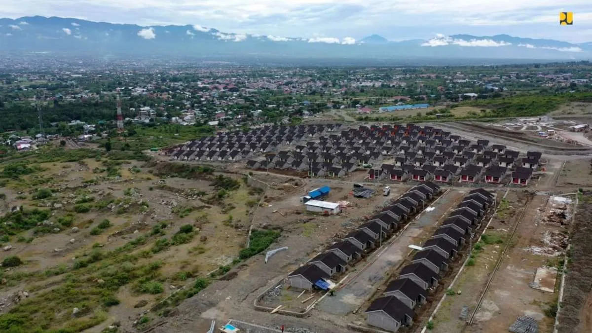 Pembangunan 1.005 hunian tetap tahap 1B senilai Rp 110,07 miliar di Sulteng capai 42%