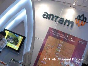Harga komoditas jeblok, saham ANTM ikut anjlok