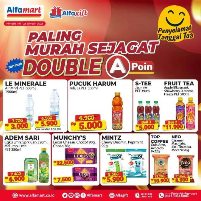 Promo Alfamart Paling Murah Sejagat Periode 16-23 Januari 2025