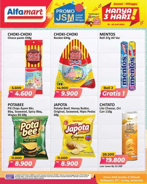 Promo JSM Alfamart 18-20 Juli 2025