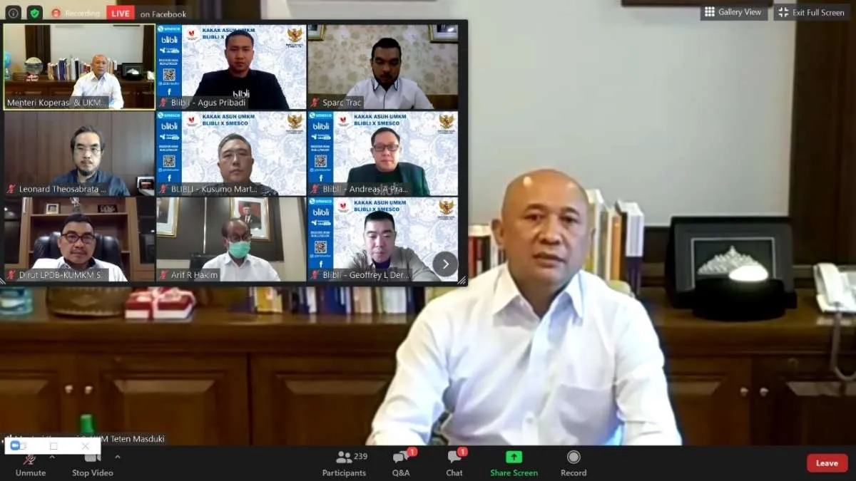 Teten Masduki sebut banpres produktif telah tersalur 100%
