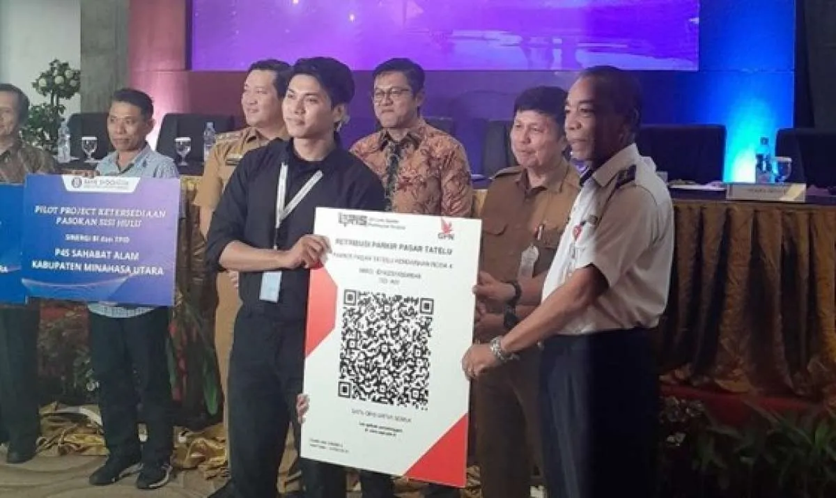 Pemerintah Kabupaten Minahasa Utara Launching QRIS Retribusi Parkir