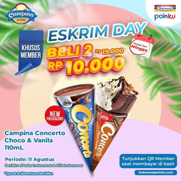 Promo Es Krim di Indomaret 11 Agustus 2024