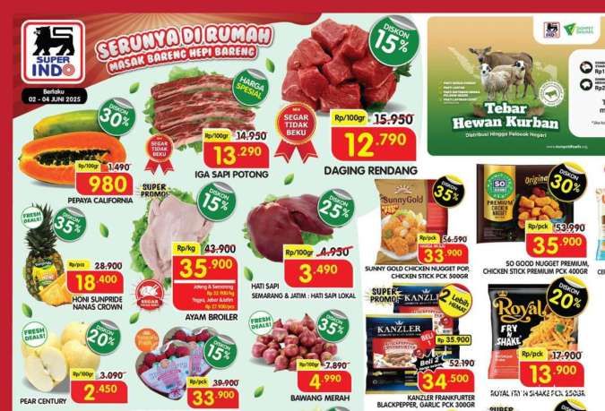 Promo Superindo Weekday 2-4 Juni 2025